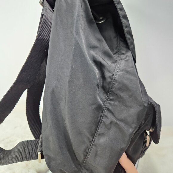 Prada  Black Tessuto Nylon Backpack - Picture 7 of 16